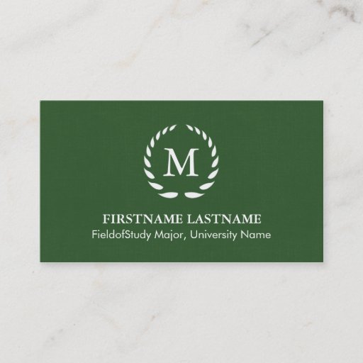 Customizable Elegant &amp; Modern Student Business Cards