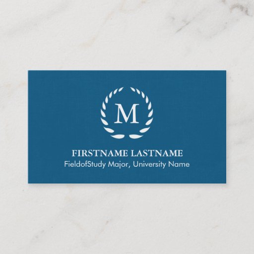 Customizable Elegant &amp; Modern Student Business Cards