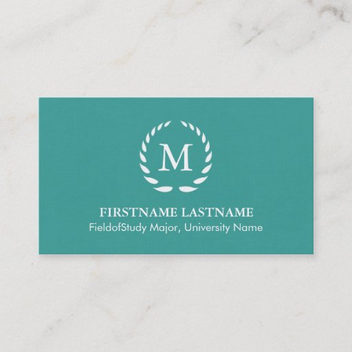 Customizable Elegant & Modern Student Business Cards