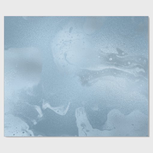 Elegant modern stylish fresh blue marble wrapping paper | Zazzle