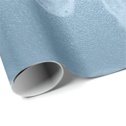 Elegant modern stylish fresh blue marble wrapping paper | Zazzle