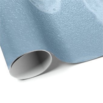 Elegant modern stylish fresh blue marble wrapping paper | Zazzle