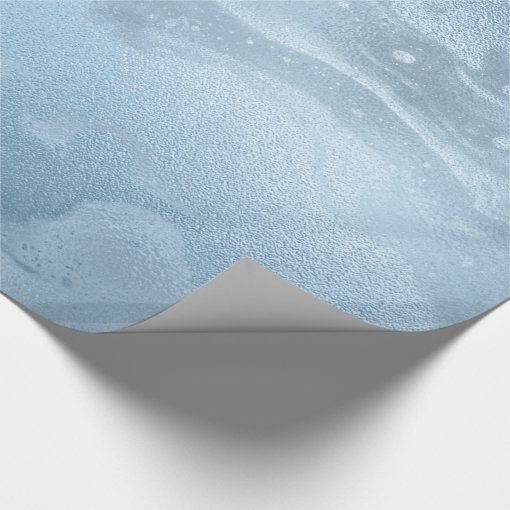 Elegant modern stylish fresh blue marble wrapping paper | Zazzle