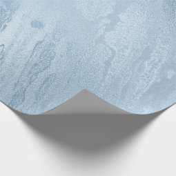 Elegant modern stylish fresh blue marble wrapping paper | Zazzle