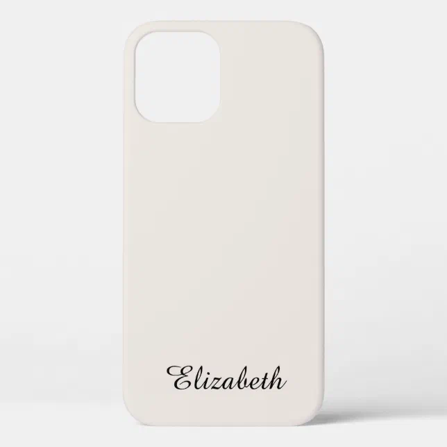 Elegant Modern Template Calligraphy Name Monogram Case-Mate iPhone