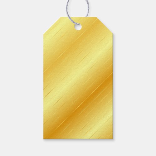 Elegant Modern Template Custom Trendy Gold Look Gift Tags