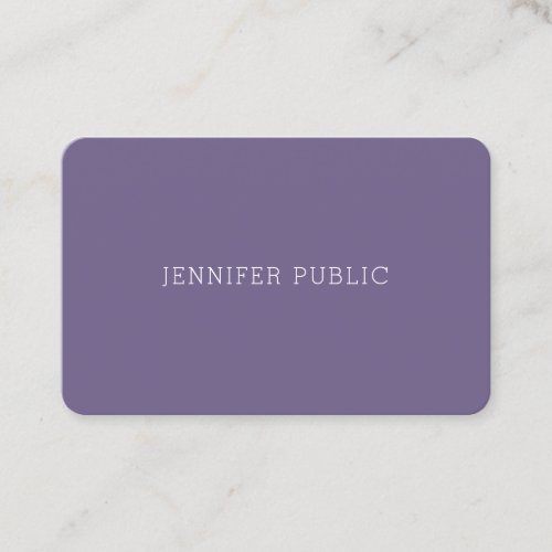 Elegant Modern Template Professional Trendy Luxe Business Card