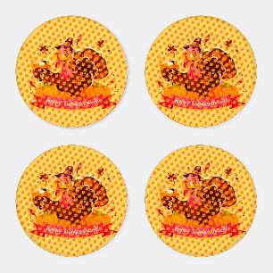 Elegant Modern Thanksgiving Popular Gift Coaster Set