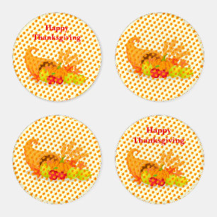 Elegant Modern Thanksgiving Popular Gift Coaster Set