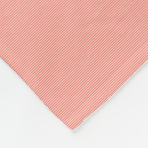 Elegant Modern Trendy Peach Tones Stripes Small Fleece Blanket