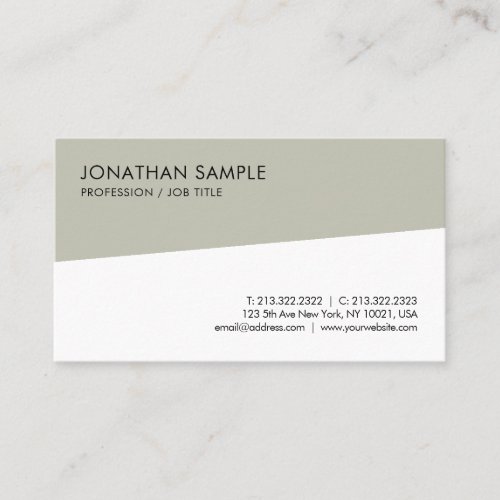 Elegant Modern Trendy Simple Template Professional Business Card