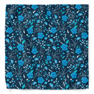 Elegant Modern Vintage Flower Bandana