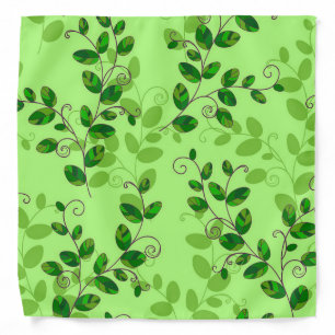 Elegant Modern Vintage Flower Bandana