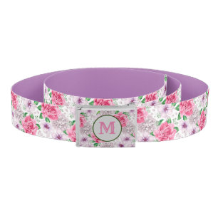Elegant Modern Vintage Trendy Floral Belt
