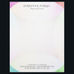 Elegant Modern Watercolor Simple Design Template Letterhead<br><div class="desc">Elegant Modern Watercolor Simple Design Template Professional Letterhead.</div>