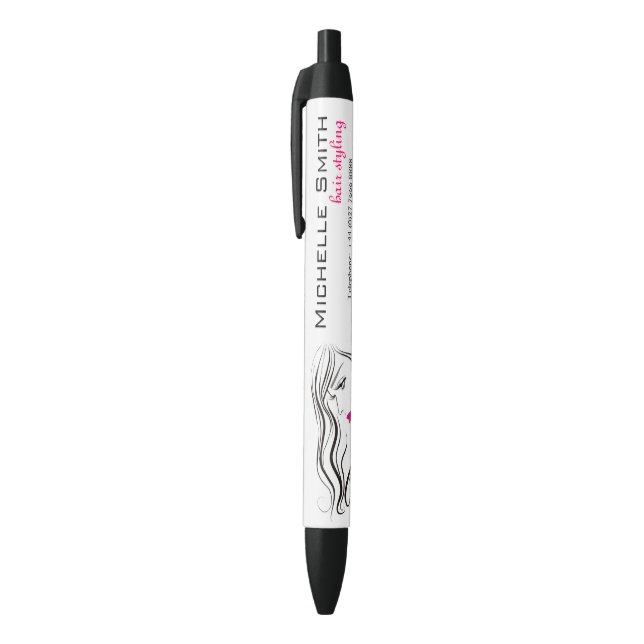 Elegant Modern Wavy Hair Lash Beauty Salon  Pen (Top (Vertical))