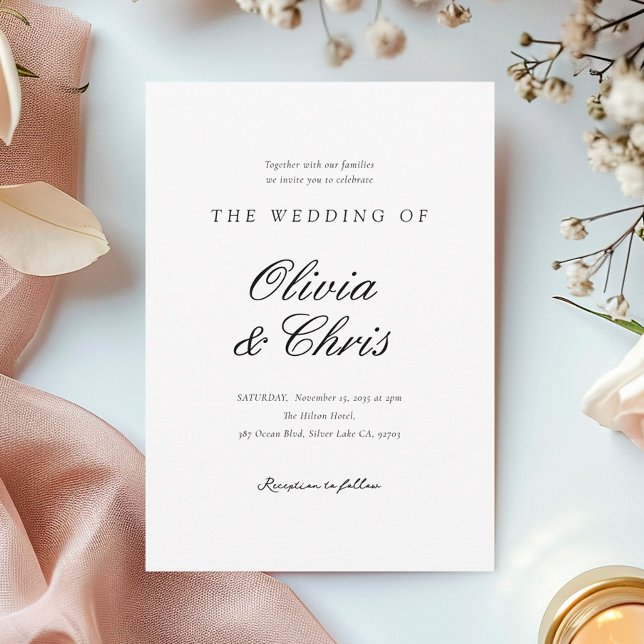 Elegant Modern Wedding Invitation (Creator Uploaded)