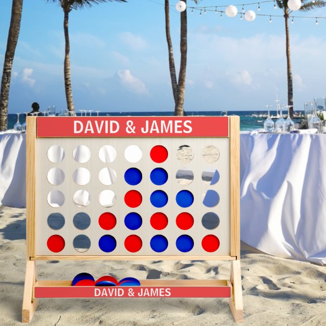 Elegant & Modern Wedding Outdoor Lawn Game        Fast Four (Wedding)