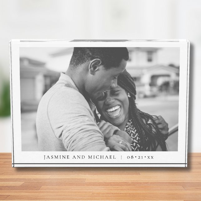 Elegant Modern Wedding Photo Block (Custom Photo Block)