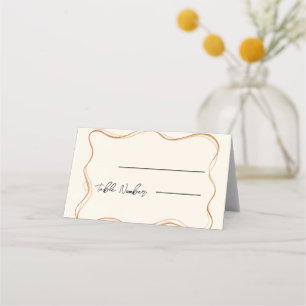 Elegant Modern Wedding Place Cards