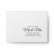 Elegant Modern Wedding RSVP Future Mrs and Mr