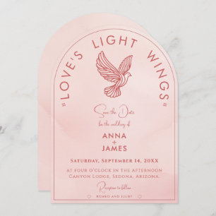 Elegant Modern Wedding Unique Minimalist Quote Save The Date
