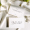 Elegant Modern White Bridesmaid Proposal Card