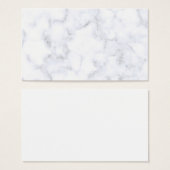 Elegant Modern White Marble (Front & Back)