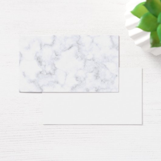 Elegant Modern White Marble (Desk)