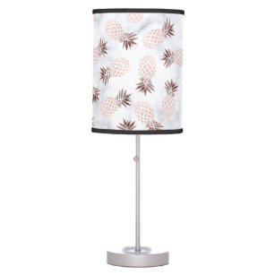 rose gold pineapple lamp