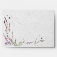 Hand Painted Watercolor Lilac Greeting Cards With Envelopes 