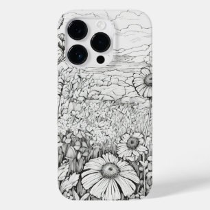 Elegant Modern Wildflowers Blank Case-Mate Case-Mate iPhone 14 Pro Case
