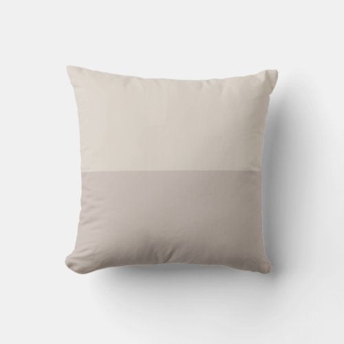 Elegant Modish Beige Color Graceful Modern Plain Throw Pillow
