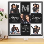 Elegant MOM 5 Photo Collage Monogram Unique Mom Canvas Print<br><div class="desc">Surprise mom this mothers day with a personalized 5 photo unique mother poem & monogram canvas. "Always My Mother, Forever My Friend" Personalize this mom canvas with favorite photos, message and name.. Visit our collection for the best mom mother's day gifts and personalized mom gifts. COPYRIGHT © 2022 Judy Burrows,...</div>