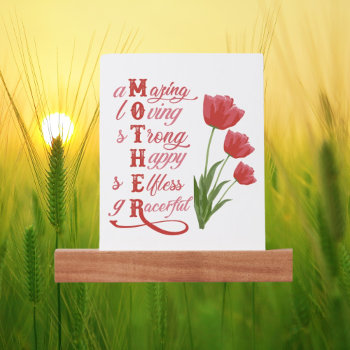 Elegant Mom Definition Word Art Flowers Picture Ledge by DoodlesHolidayGifts at Zazzle