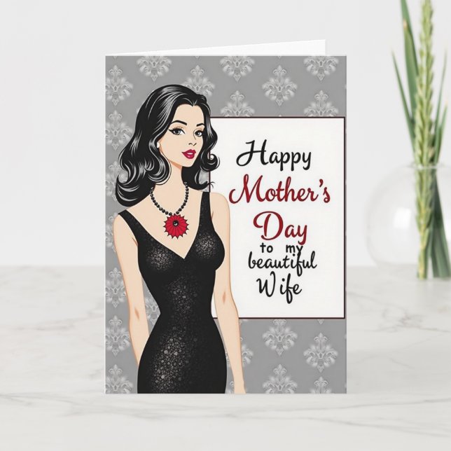 Elegant Mom Graphic Card (Front)