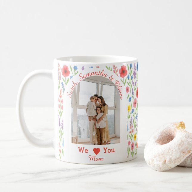 Elegant Mom Mug | Personalized Heartfelt Gift (With Donut)