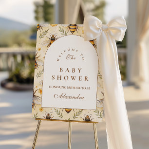 Elegant Mommy to Bee Baby Shower Foam Board