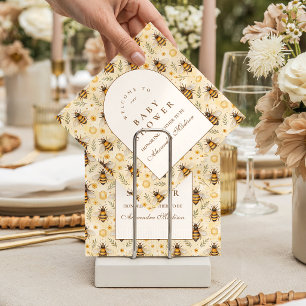 Elegant Mommy to Bee Baby Shower Napkins