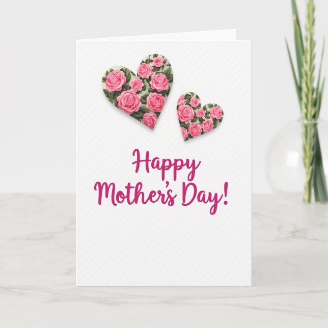 Elegant Moms Day Card (Front)