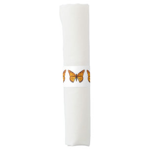 Elegant Monarch Butterfly Party Napkin Bands