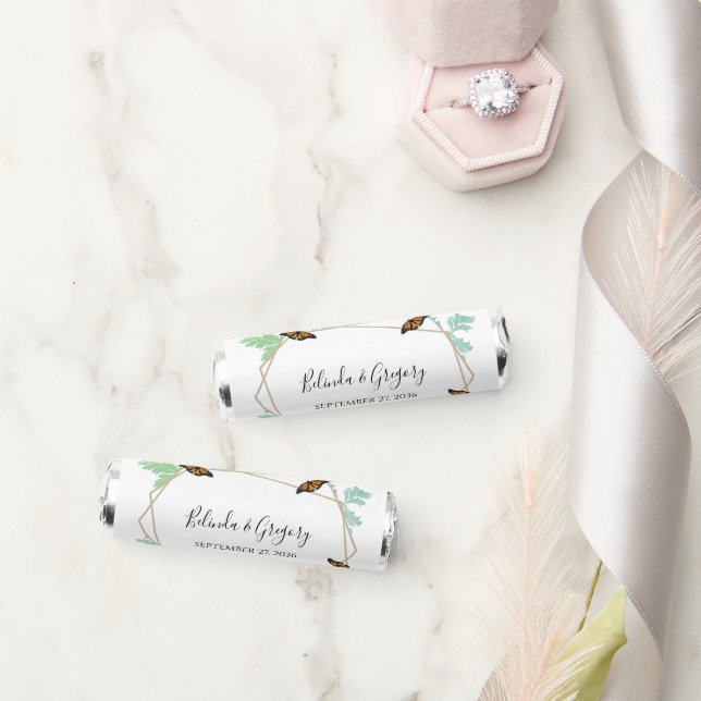 Elegant Monarch Butterfly Wedding   Breath Savers® Mints (Wedding)