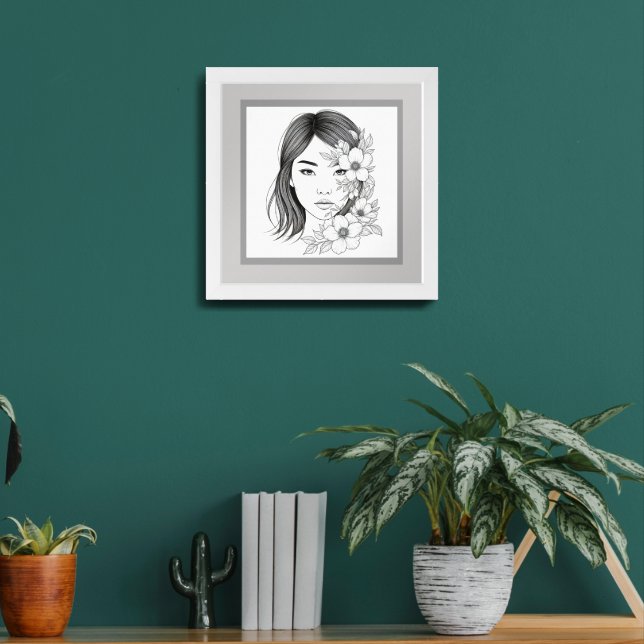 Elegant Monochrome Home Decor (Living Room 2)