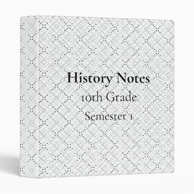 Elegant Monogram Binder | Minimalist, Estate Guest (Front/Spine)