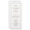 Elegant Monogram Black and White Wedding Program