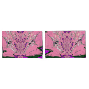 Elegant Monogram Bloom: Beautifully Personal Motif Pillow Case