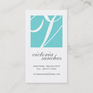 Elegant Monogram Calling Cards