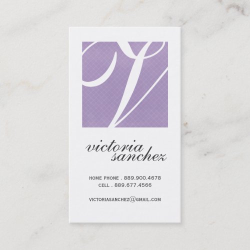 Elegant Monogram Calling Cards Business Card Templates