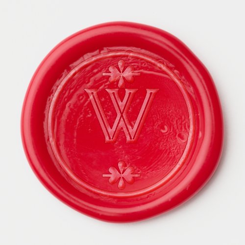 Elegant Monogram Chic Couples Wedding Initial  Wax Seal Sticker