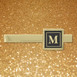 Elegant Monogram Classy Black and Gold Wedding Gold Finish Tie Bar<br><div class="desc">Create your own custom, personalized, classy, stylish, modern faux gold script / typography monogram monogrammed on black, brass metal tie bar clip, in silver, gold, and gunmetal finishes. Type in the initials, and choose the tie bar/clip's metal finish. Go ahead create an awesome tie bar/clip for the special men in...</div>